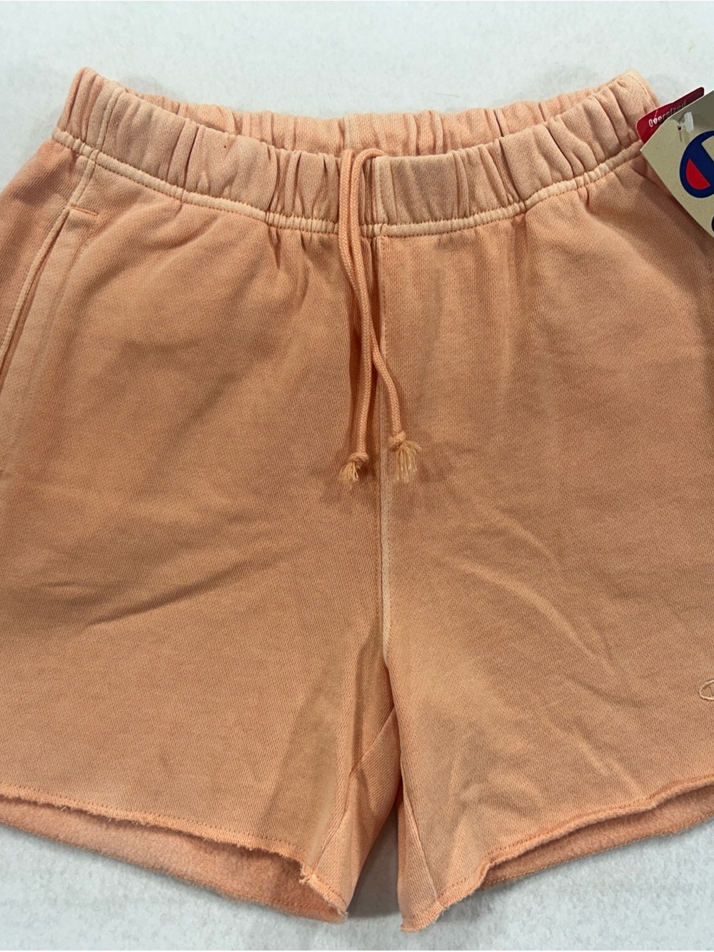 Champion Women's Peach Elastic Drawstring Athletic Shorts